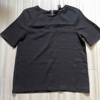 フォーエバートゥエンティーワン(FOREVER 21)のシースルー　トップス　ブラック(Tシャツ(半袖/袖なし))