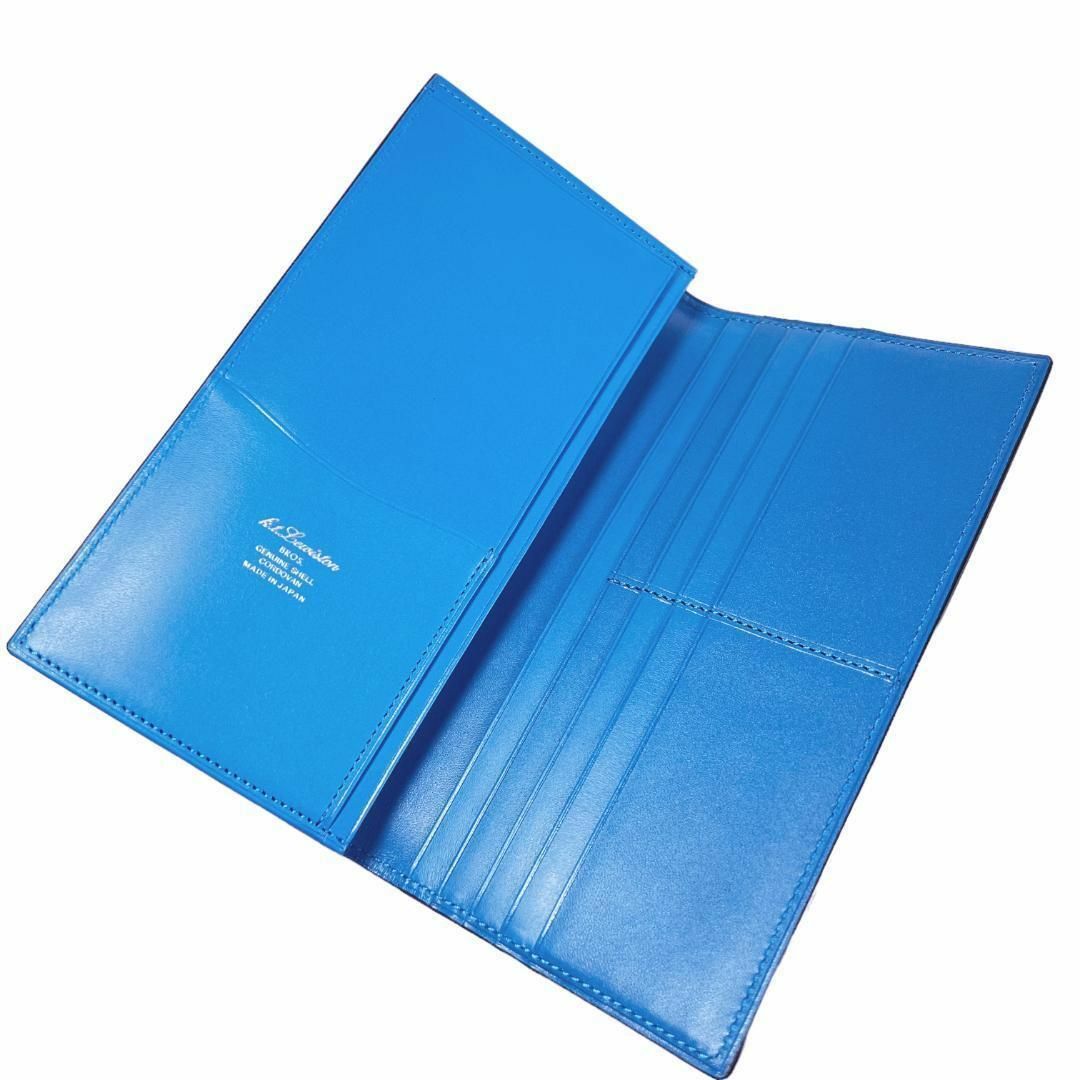 【新品◆ALDEN代理店】KTルイストン シェルコードバン 長財布 紺 束入れ