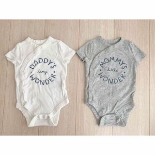 ベビーギャップ(babyGAP)の【baby GAP】　半袖 ボディスーツ　ロンパース(ロンパース)