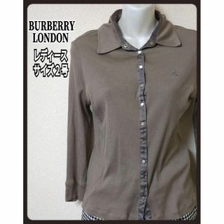 バーバリー(BURBERRY)のBURBERRY  バーバリー トップスシャツ レディース ２号(シャツ/ブラウス(長袖/七分))