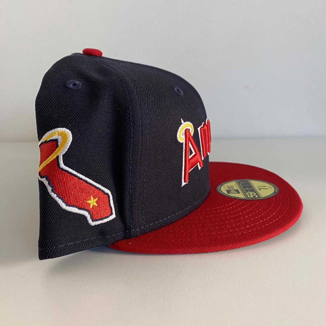 New Era Cap 5/8 ツバ裏グリーン ニューエラ エンゼルス キャップ
