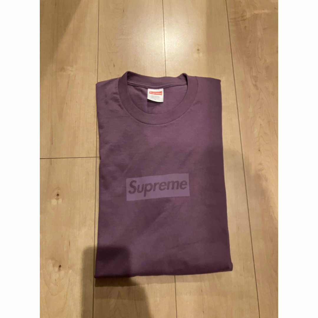 Supreme Tonal Box Logo Tee 紫 ボックスロゴ