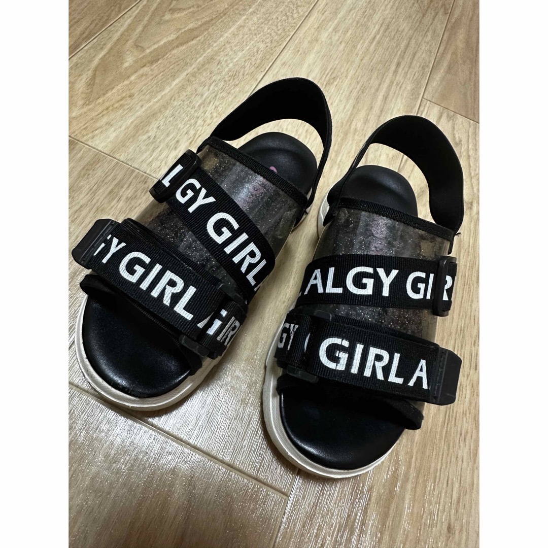 ALGY(アルジー)のALGY アルジー　サンダル　ストラップ　スポーツサンダル　厚底　厚底サンダル キッズ/ベビー/マタニティのキッズ靴/シューズ(15cm~)(サンダル)の商品写真