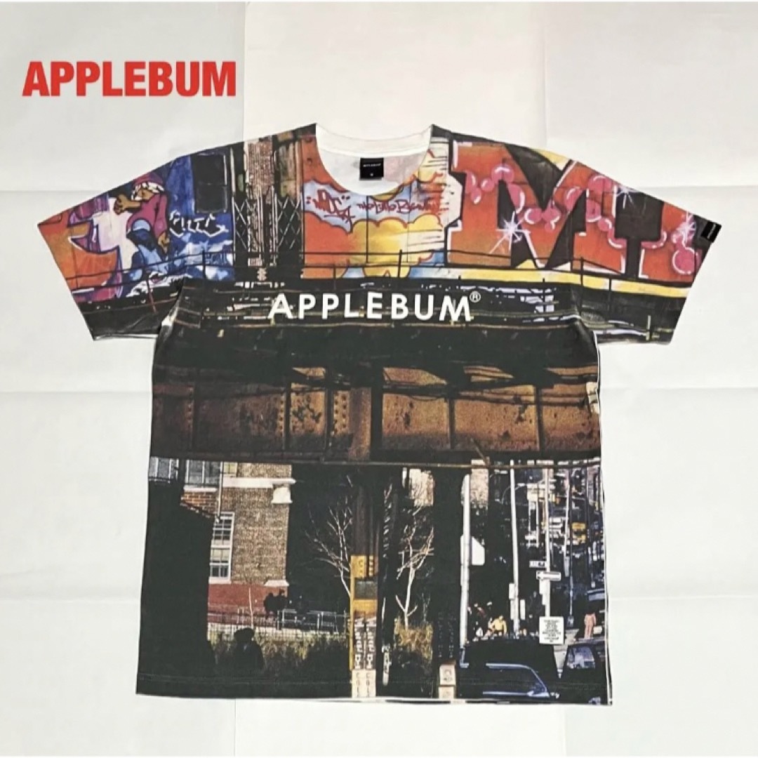 【美品】APPLEBUM　アップルバム　"All City" T-Shirtブランドロゴ