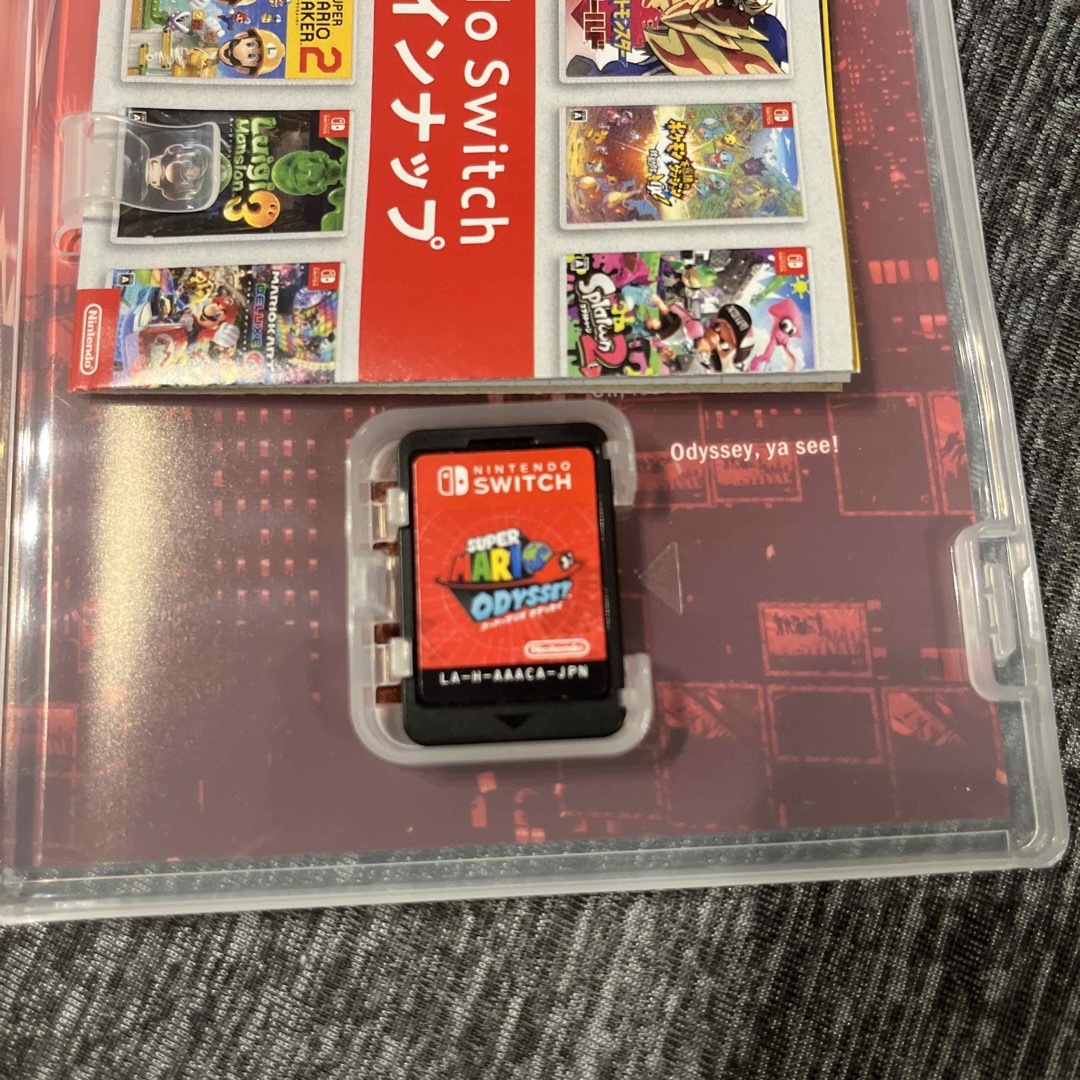 マリオオデッセイ　switch エンタメ/ホビーのゲームソフト/ゲーム機本体(家庭用ゲームソフト)の商品写真