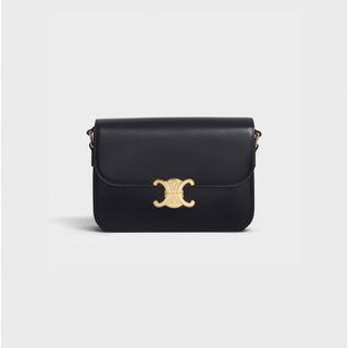 セリーヌ(celine)の新品 CELINE セリーヌ クラシック トリオンフ ショルダーバッグ ブラック(ショルダーバッグ)