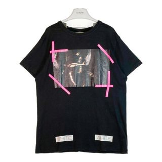 オフホワイト(OFF-WHITE)の★オフホワイト グラフィックプリント 半袖 Tシャツ ブラック sizeM(Tシャツ/カットソー(半袖/袖なし))