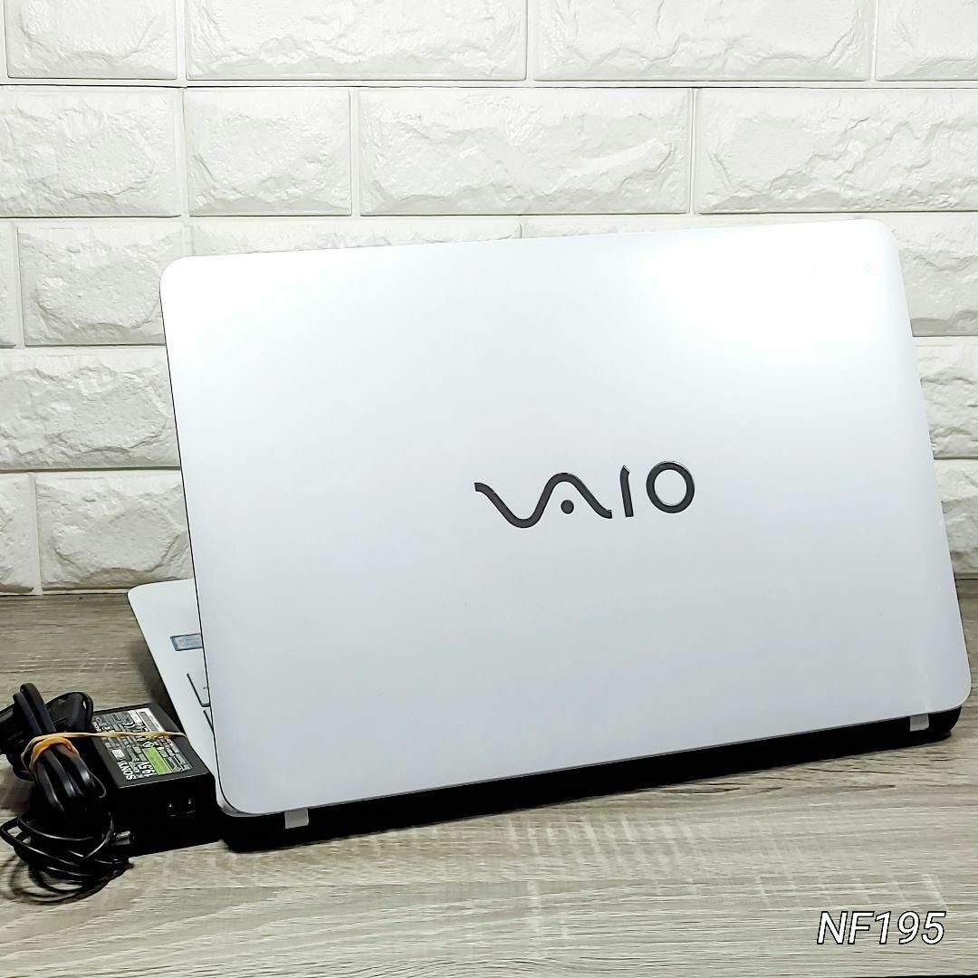 SONY - 美品✨人気の白VAIO✨カメラ付ノートパソコン❗初心者も◎設定