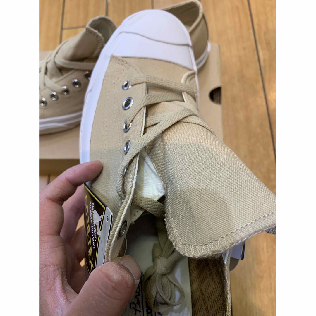 CONVERSE(コンバース)の☆新品・防水☆コンバース　ジャックパーセル　ゴアテックス　ロー　ベージュ メンズの靴/シューズ(スニーカー)の商品写真