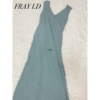 フレイアイディー(FRAY I.D)のFRAYI.D☆カシュクールリボンカットワンピース(ロングワンピース/マキシワンピース)