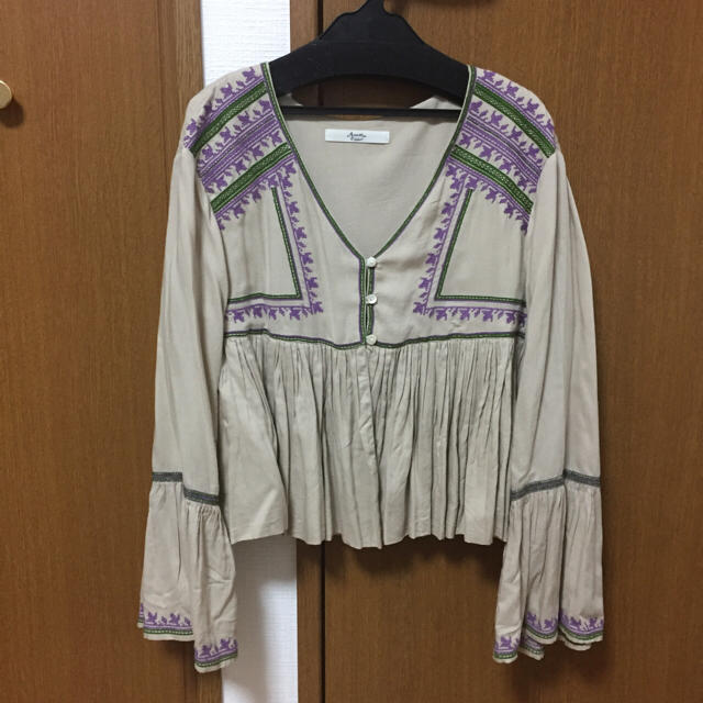 新品・未開封 アナザーエディション インド刺繍ブラウス