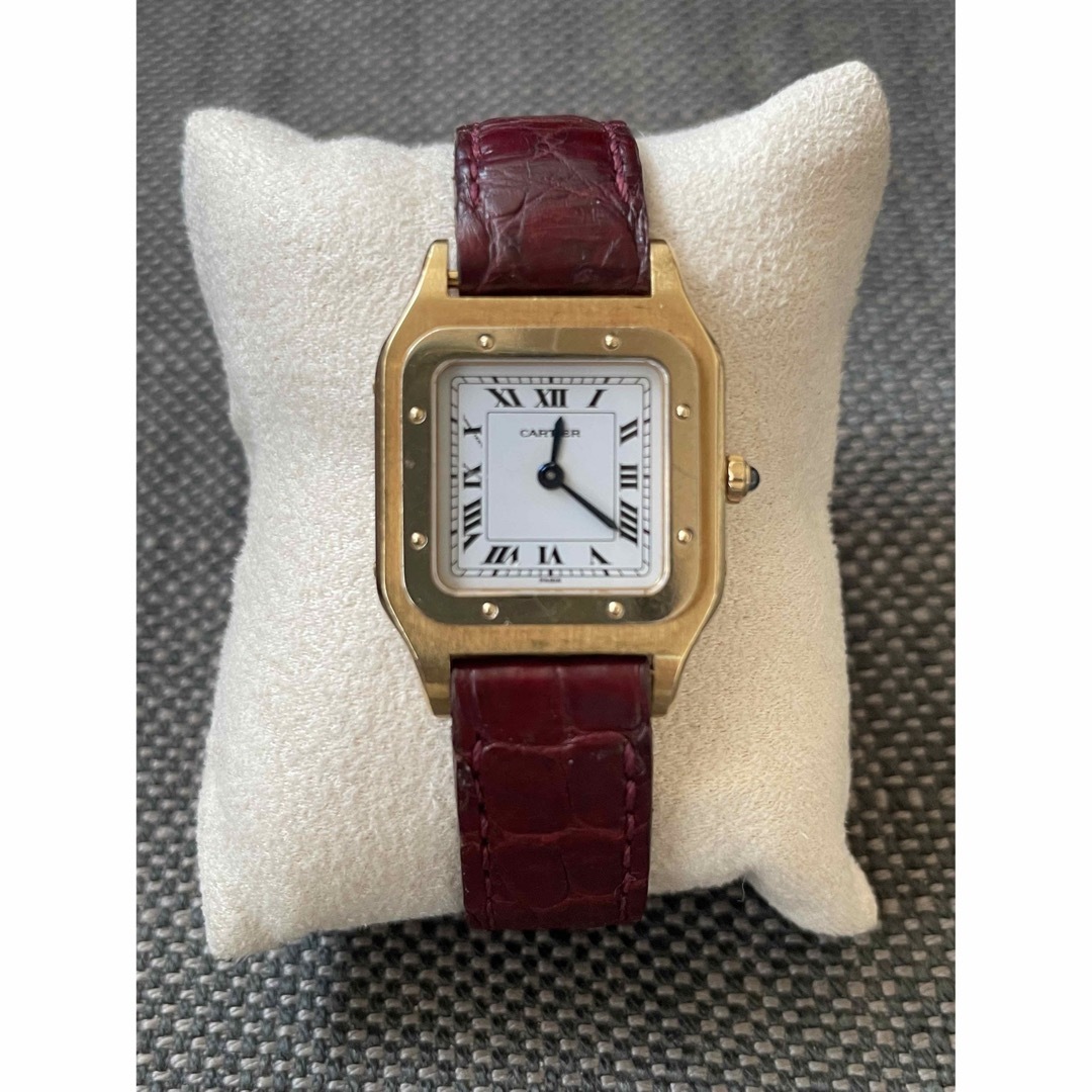 Cartier(カルティエ)の1980年代 カルティエ アンティーク 18KYG サントス 時計 手巻 レディースのファッション小物(腕時計)の商品写真