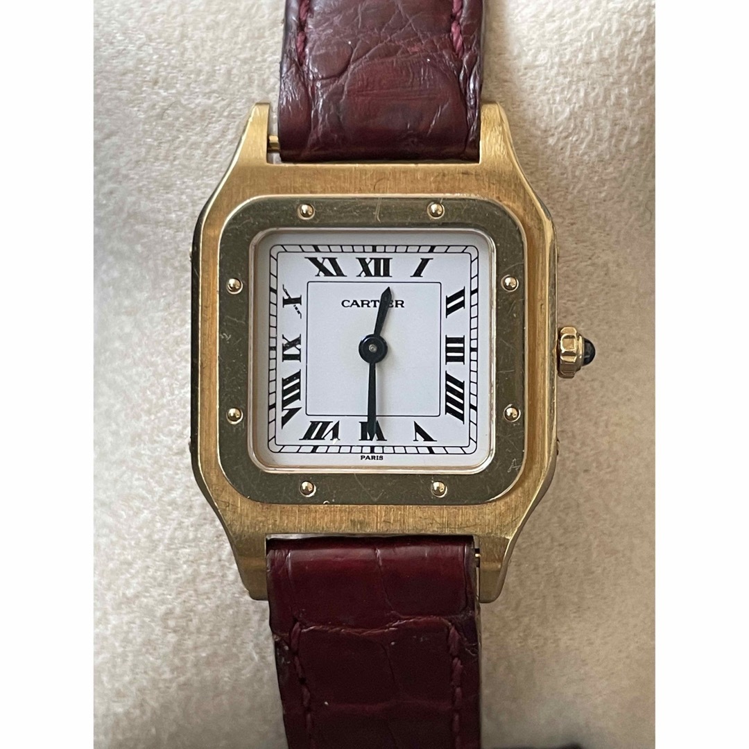 Cartier(カルティエ)の1980年代 カルティエ アンティーク 18KYG サントス 時計 手巻 レディースのファッション小物(腕時計)の商品写真