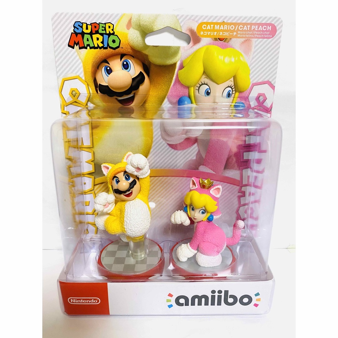 ネコマリオ ネコピーチ amiibo ダブルセット (スーパーマリオシリーズ)