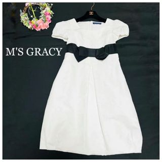 エムズグレイシー(M'S GRACY)のM'SGRACY   ワンピース(ひざ丈ワンピース)