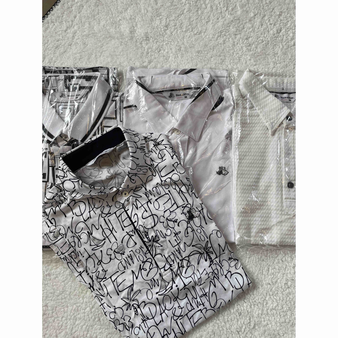 Black&White メンズシャツ4枚セット