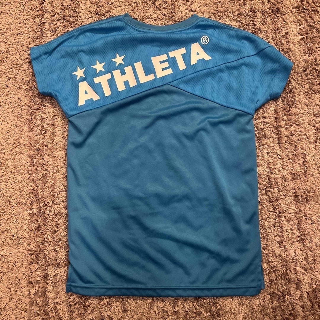 ATHLETA(アスレタ)のアスレタ　ATHLETA 140cm プラクティスシャツ　ブルー　サッカー スポーツ/アウトドアのサッカー/フットサル(ウェア)の商品写真