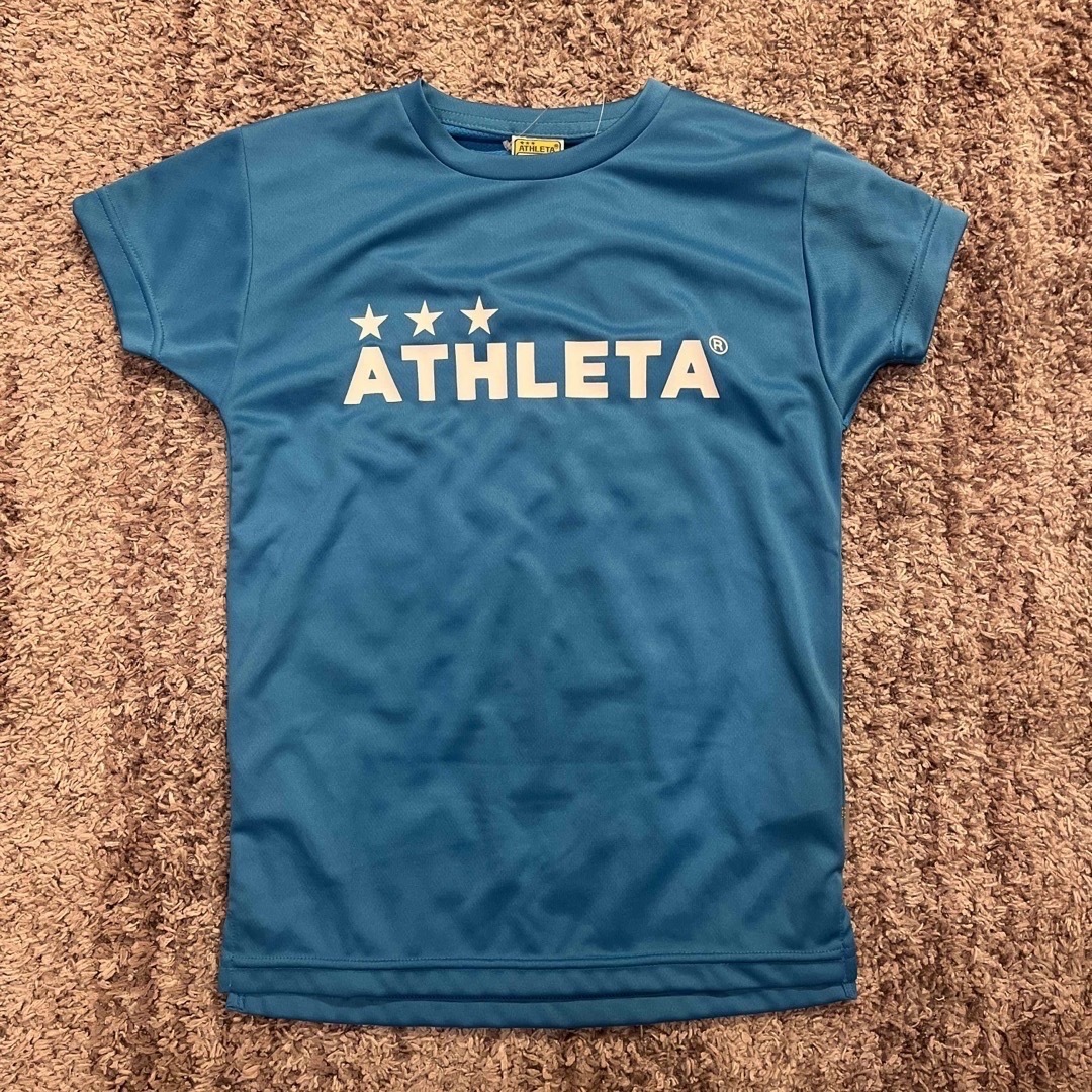 ATHLETA(アスレタ)のアスレタ　ATHLETA 140cm プラクティスシャツ　ブルー　サッカー スポーツ/アウトドアのサッカー/フットサル(ウェア)の商品写真
