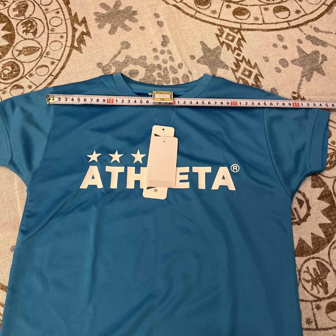 ATHLETA(アスレタ)のアスレタ　ATHLETA 140cm プラクティスシャツ　ブルー　サッカー スポーツ/アウトドアのサッカー/フットサル(ウェア)の商品写真