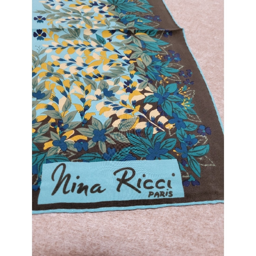 当時物 NINA RICCI ニナリッチ ヴィンテージ スカーフ② レディースのファッション小物(バンダナ/スカーフ)の商品写真