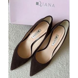 ダイアナ(DIANA)のダイアナ♡スエードパンプス24cm ダークブラウン(ハイヒール/パンプス)