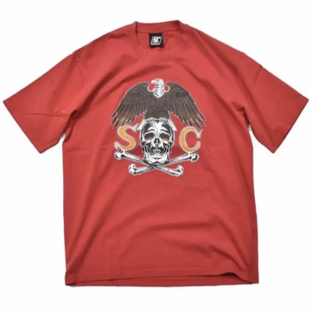 SUBCULTURE EAGLE SKULL T-SHIRT RED2 キムタク