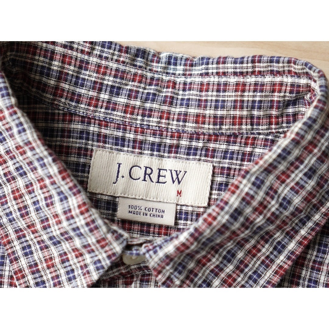 USA 90s 半袖 シャツ Yシャツ ワーク ジェイクルー J・CREW
