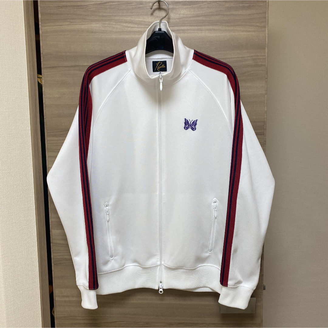 XL ホワイト パープル needles トラックジャケット トラックパンツ-
