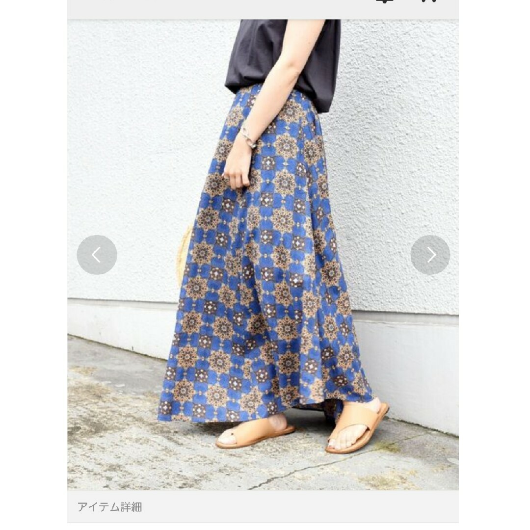 シップス別注 UHURU オリジナルプリントスカート レディースのスカート(ロングスカート)の商品写真