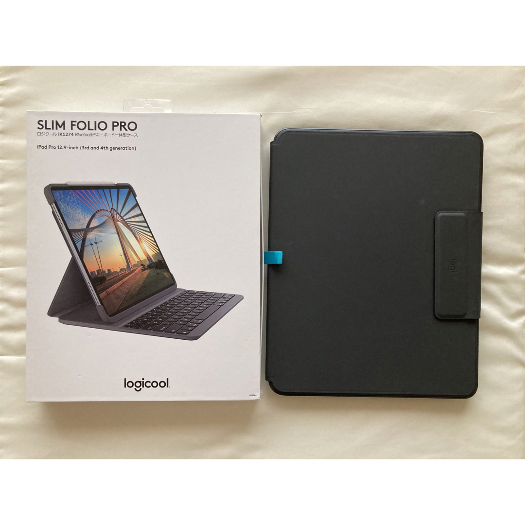 美品 iPad pro 12.9インチ Slim Folio Pro Logi