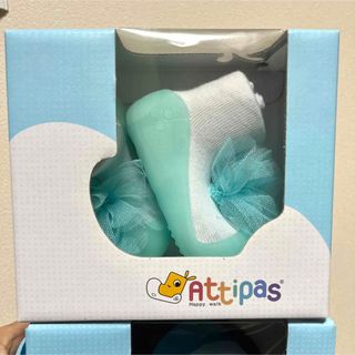 アティパス(Attipas)の未使用 Attipas　アティパス　コサージュブルー　12.5cm(スニーカー)