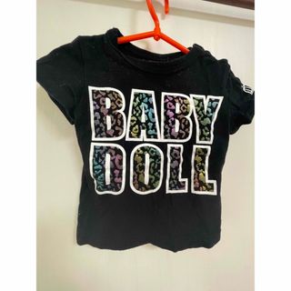 ベビードール(BABYDOLL)の【ベビードール】80 ブラック 半袖 Tシャツ(Ｔシャツ)