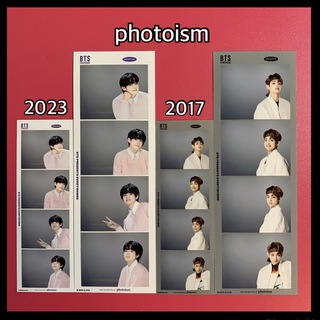 BTS  10周年記念 photoism ジョングク5枚セット