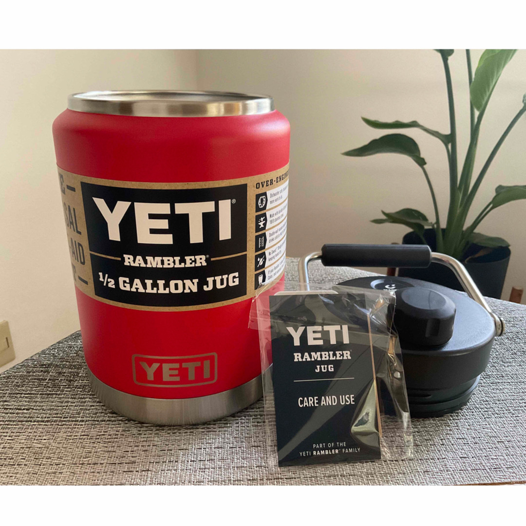 YETI   新品 未使用品 YETI イエティ ハーフガロン ジャグ RESCUE RED