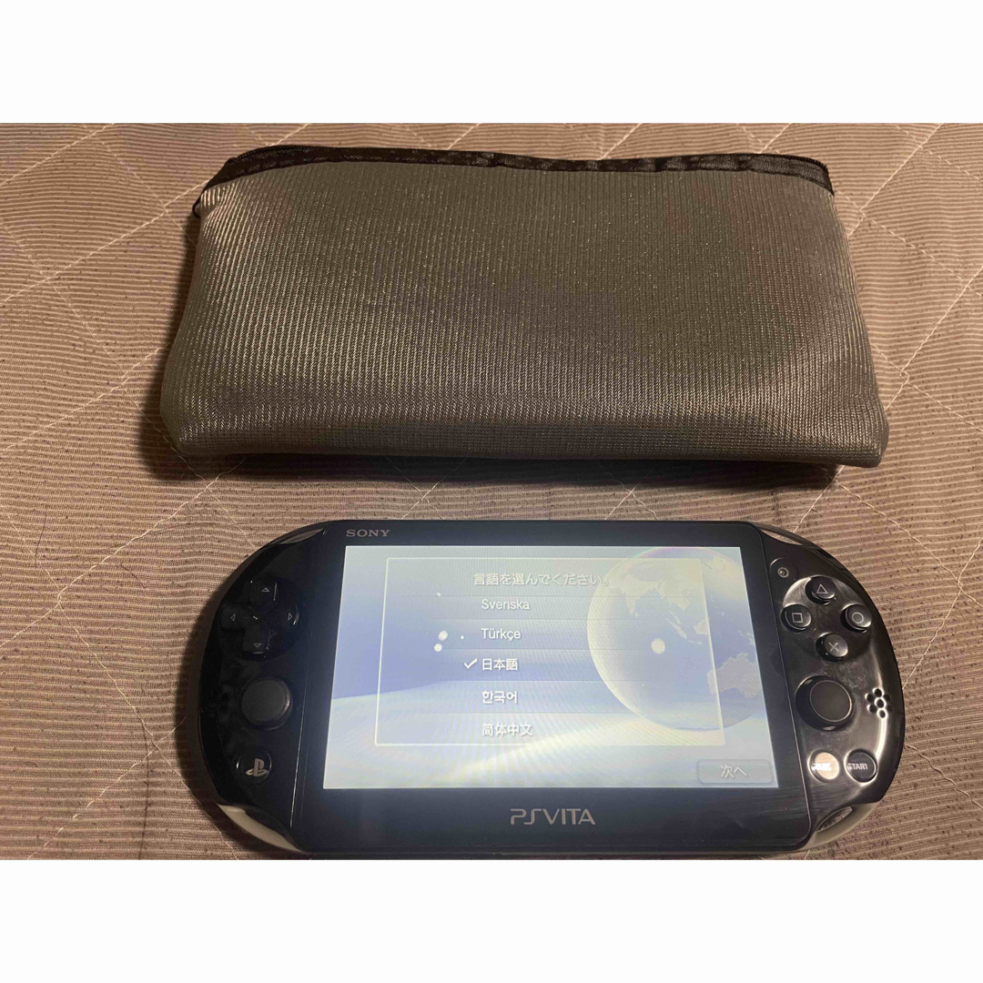 PlayStation Vita(プレイステーションヴィータ)のvita   3.60  カーキブラック　1番 エンタメ/ホビーのゲームソフト/ゲーム機本体(携帯用ゲーム機本体)の商品写真