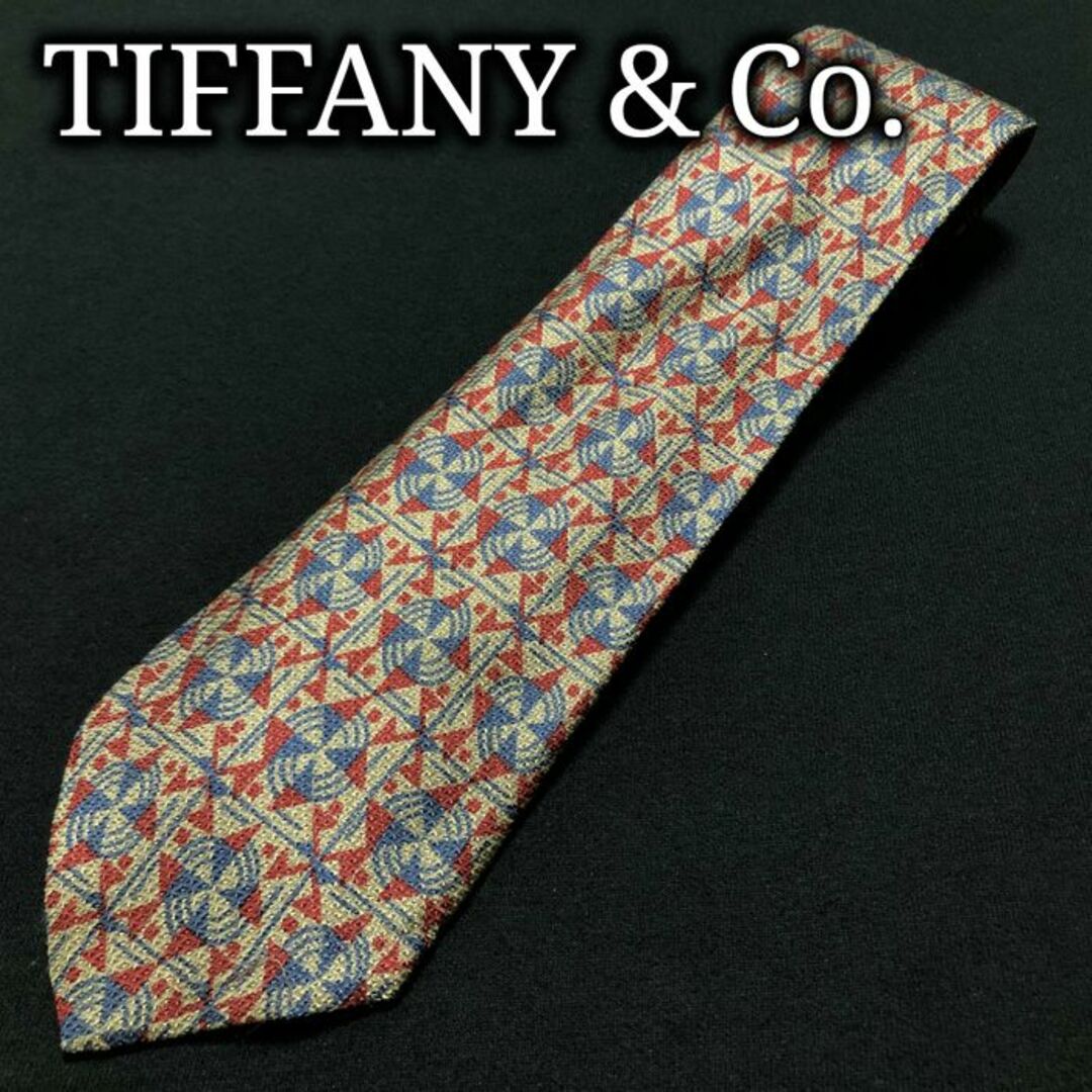 Tiffany & Co.(ティファニー)のティファニー 小紋 グレー ネクタイ A105-U15 メンズのファッション小物(ネクタイ)の商品写真