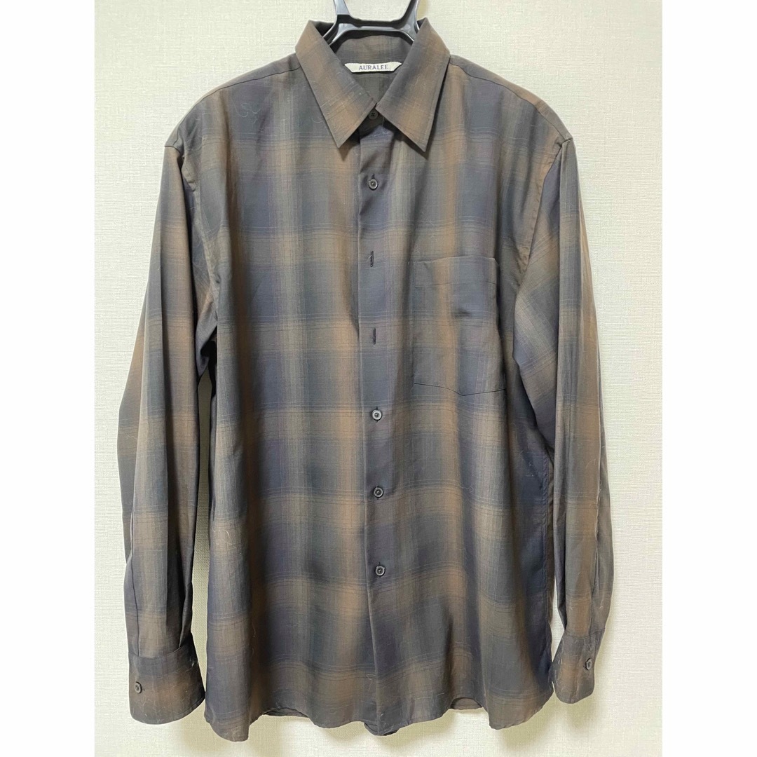 auralee 23ss チェックシャツ 3 | フリマアプリ ラクマ