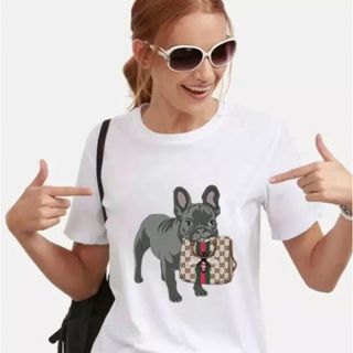 エモダ(EMODA)の新品👜デザイナーファッションdogトップス(Tシャツ(半袖/袖なし))