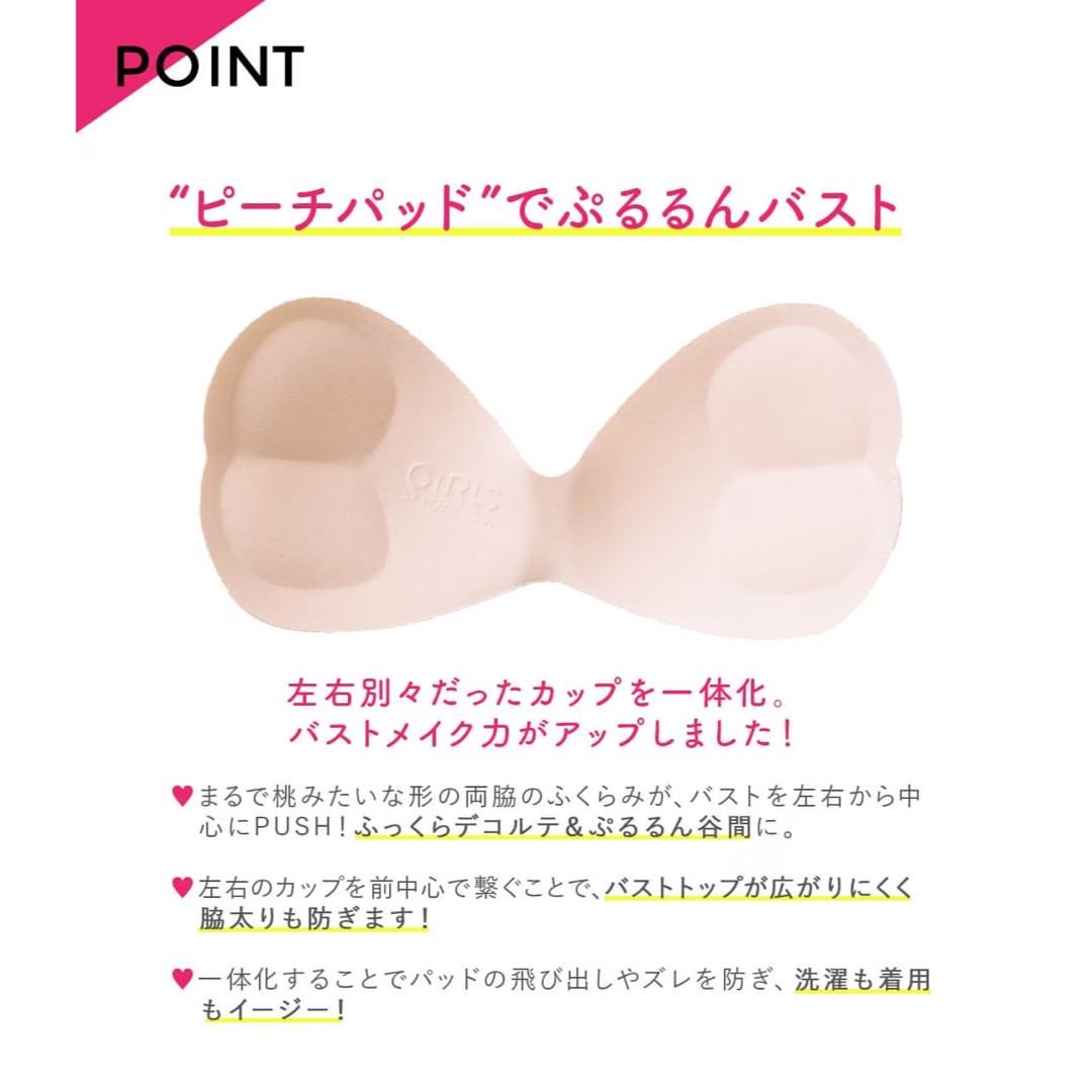 PEACH JOHN(ピーチジョン)のpeasy ００１ノンワイヤーブラ　チェック　sサイズ peach john  レディースの下着/アンダーウェア(ブラ)の商品写真