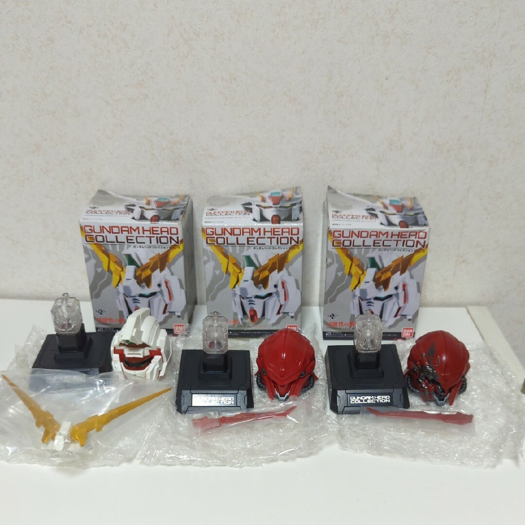 BANDAI - ガンダムヘッドコレクション(発光台座3セット)vol4の通販