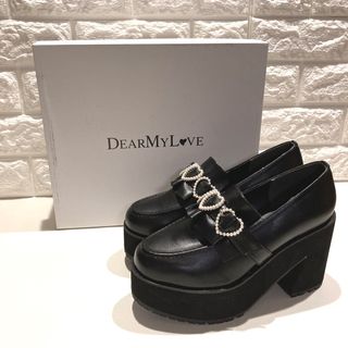 ユメテンボウ(夢展望)の【DearMyLove】厚底ローファー 25.0cm(ローファー/革靴)