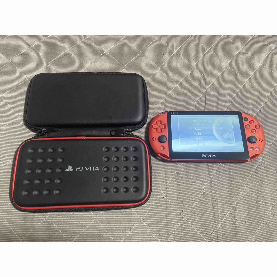 ★本体美品★ PlayStation Vita メタリックレッド