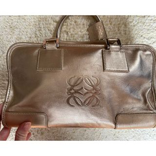 ロエベ(LOEWE)のロエベ　アマソナ28 ゴールド　ハンドバッグ(ボストンバッグ)