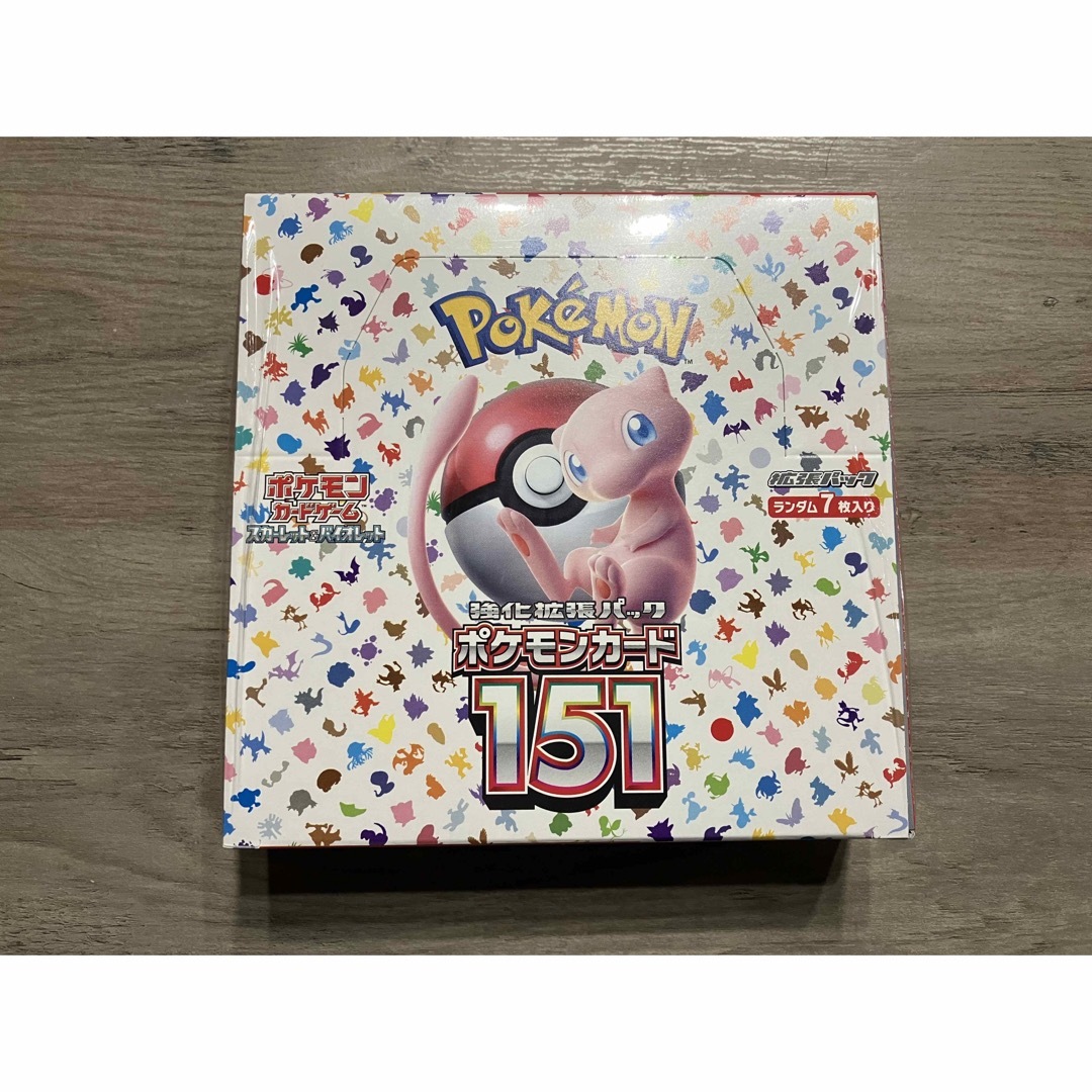 ポケモンカード 151 BOX シュリンク付き 新品未使用