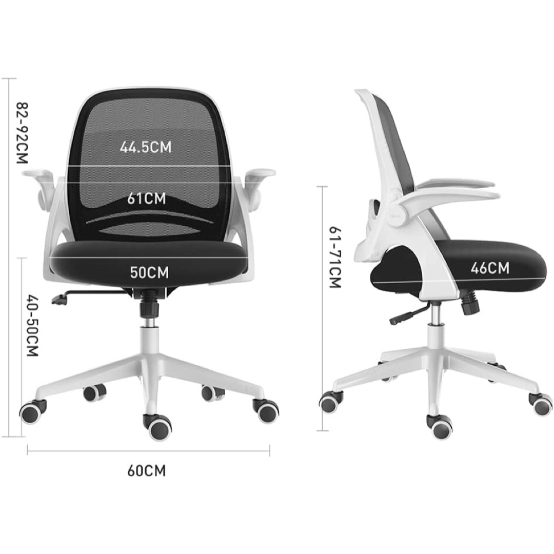 Hbada 椅子 オフィスチェア デスクチェア 6