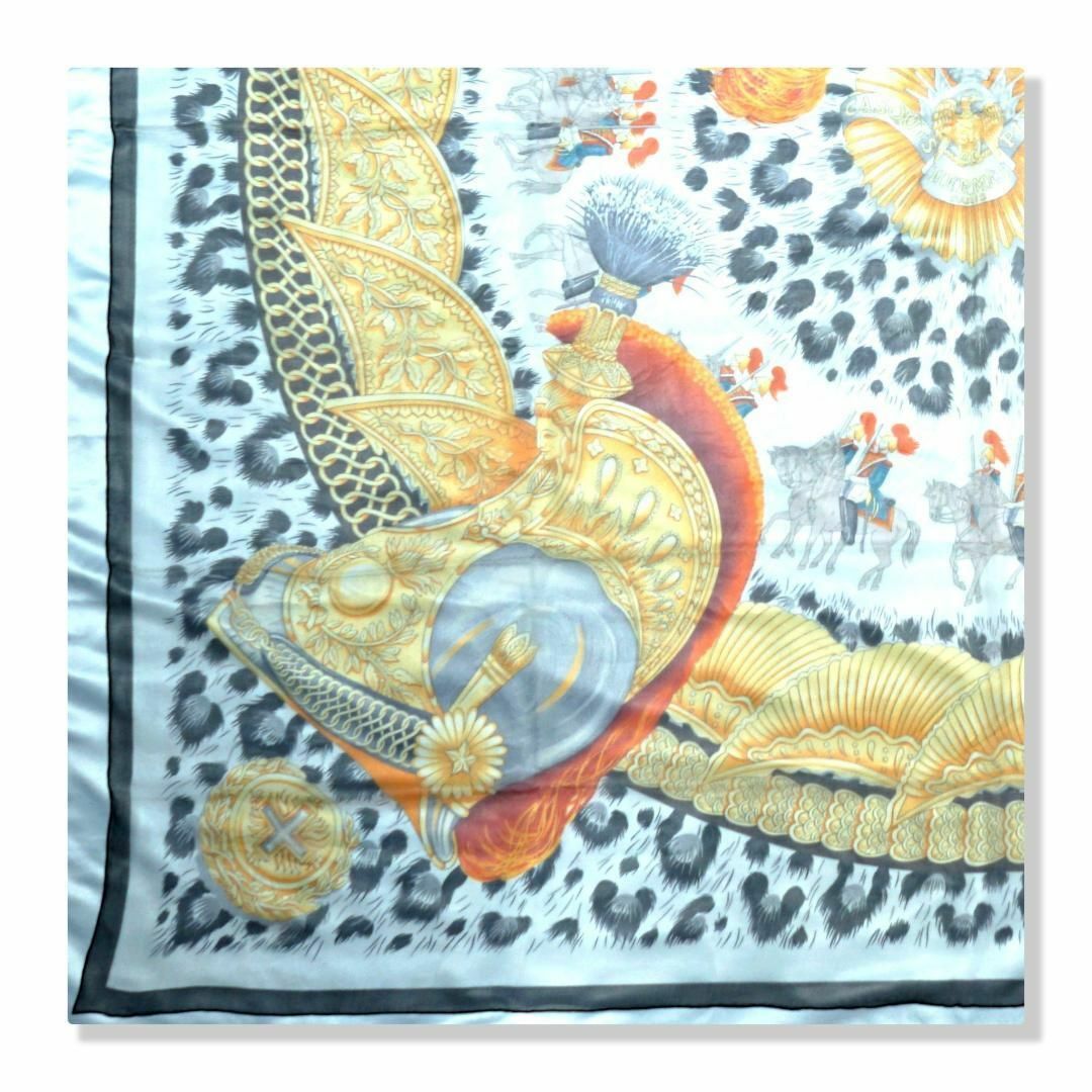 新品箱付】HERMES エルメス シフォン カレ 140 ジェアン カシシル-