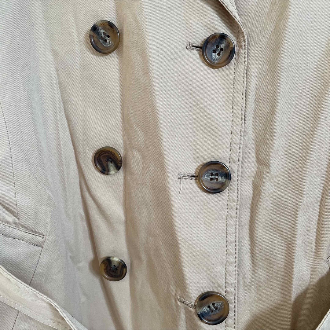 Plage(プラージュ)の【plage】トレンチコート ベージュ チェック ロングコート シンプル レディースのジャケット/アウター(トレンチコート)の商品写真