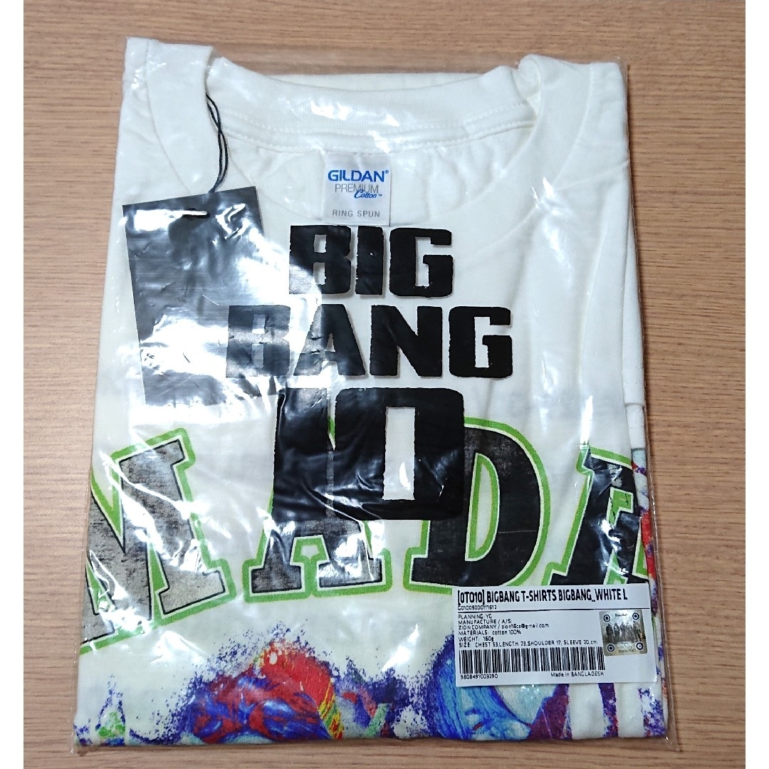 BIGBANG 0TO10 ソウルコングッズ Tシャツ ホワイト L エンタメ/ホビーのタレントグッズ(ミュージシャン)の商品写真