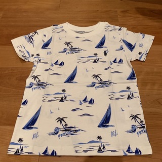 ポロラルフローレン(POLO RALPH LAUREN)のポロ　ラルフローレン　Tシャツ ヨット　南国プリント　ポニー刺繍　120(Tシャツ/カットソー)