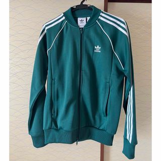 アディダス(adidas)の【美品】adidas アディダス ジャージ グリーン Mサイズ(ジャージ)